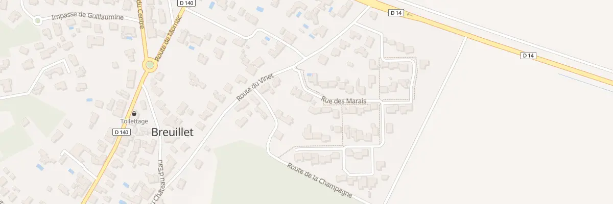 Plan du 4 Rue des Marais à Breuillet
