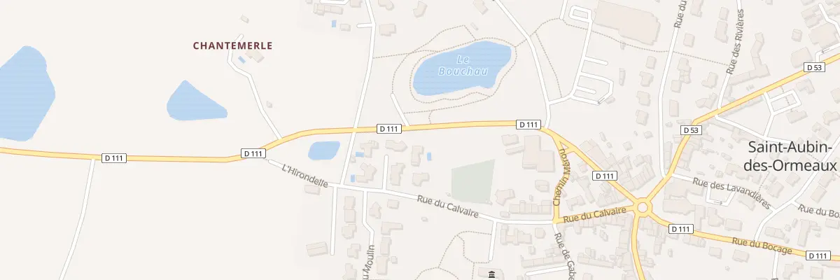 Plan du 5 Sq des Quatre Chênes à Saint-Aubin-des-Ormeaux