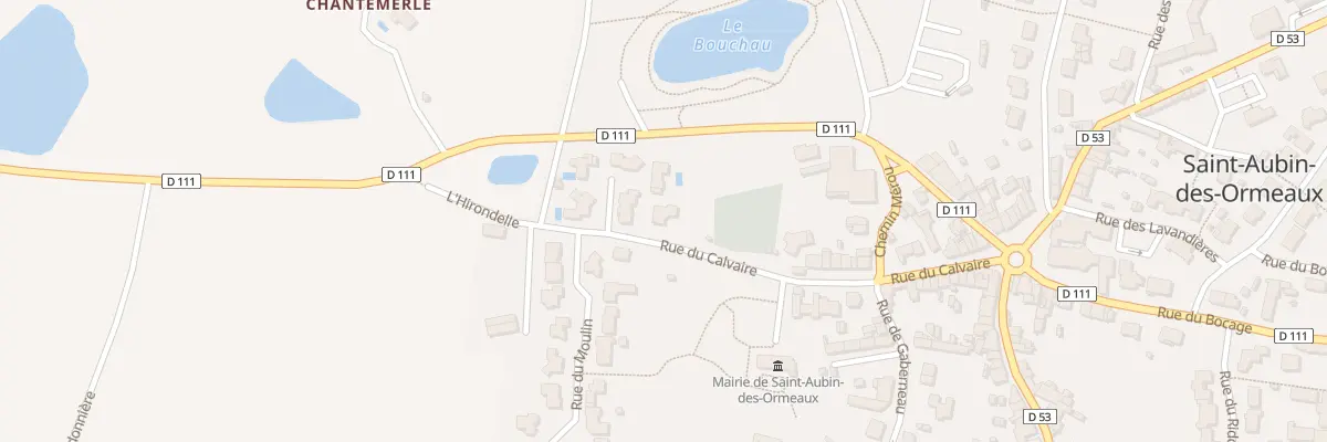 Plan du 27 Rue du calvaire à Saint-Aubin-des-Ormeaux