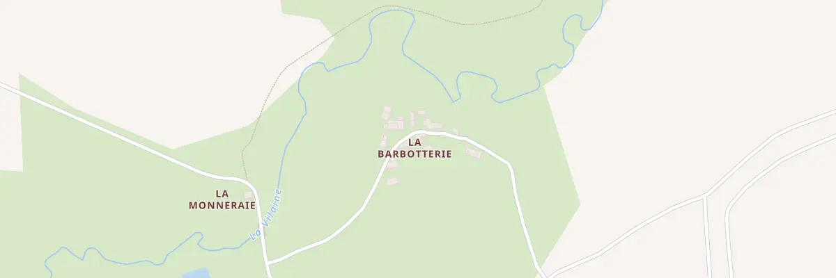 Plan du 4 La Barbotterie à La Croixille