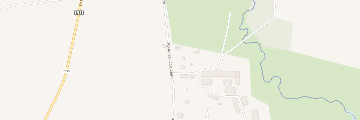 Plan du 26 Rte de la Coutiere - Chevrevil à Grandparigny
