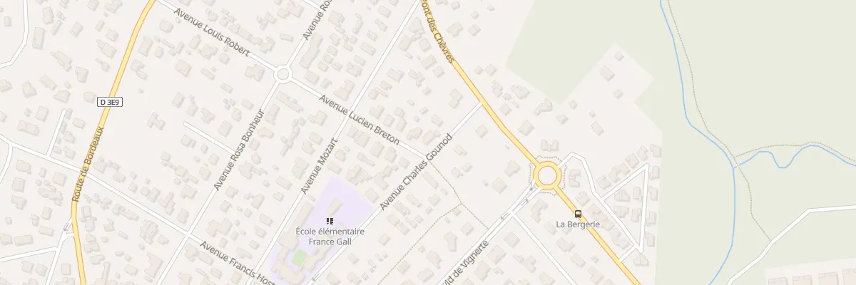 Plan du 6 Av Charles Gounod à Lanton
