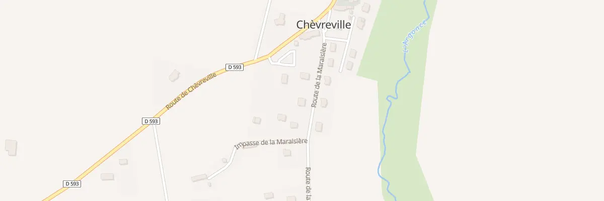 Plan du 4 Rte de la Maraisiere - Chevrev à Grandparigny