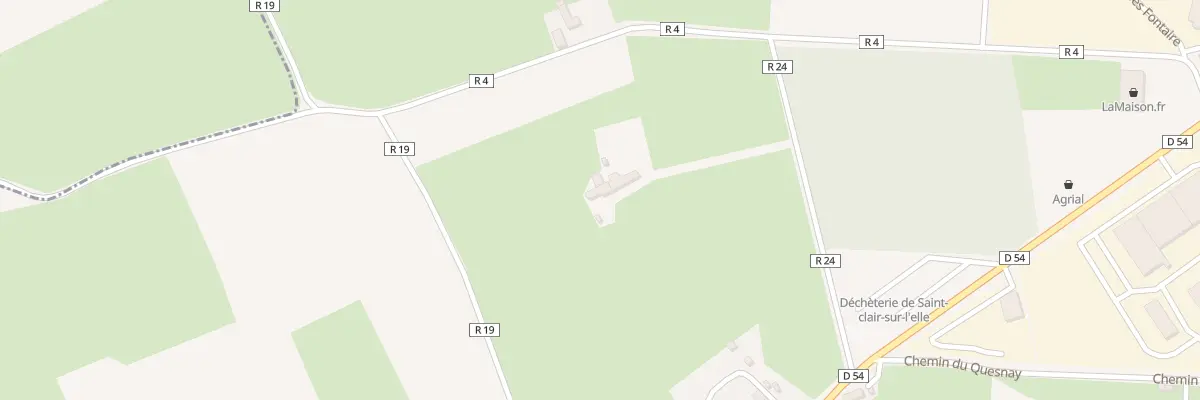 Plan du 6 Le Bas des Landes à Saint-Clair-sur-l’Elle
