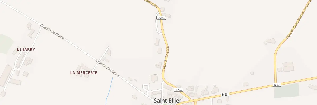 Plan du 15 Rue du Clos Fleury à Saint-Ellier-du-Maine