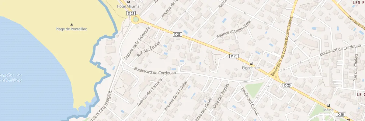 Plan du 71 Bd de Cordouan à Royan