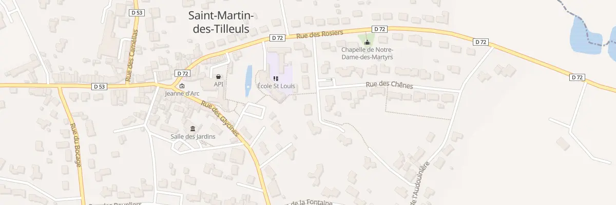 Plan du 6 Rue de la montasserie à Saint-Martin-des-Tilleuls