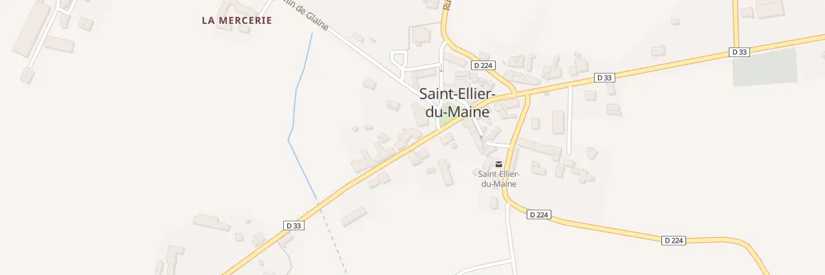 Plan du 1 Rue de Bretagne à Saint-Ellier-du-Maine