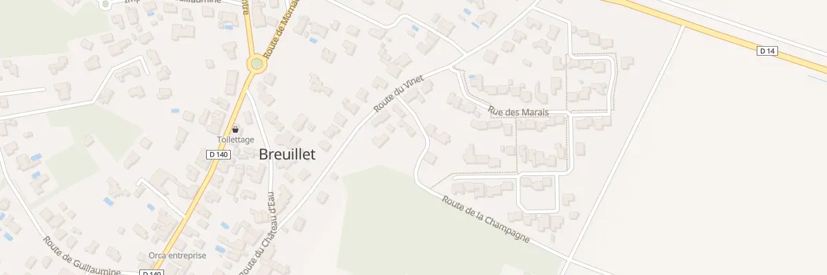 Plan du 4 Rte de la Champagne à Breuillet