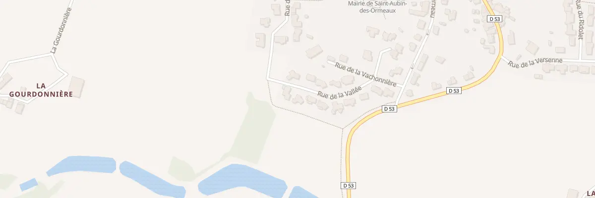 Plan du 16 Rue de la vallée à Saint-Aubin-des-Ormeaux