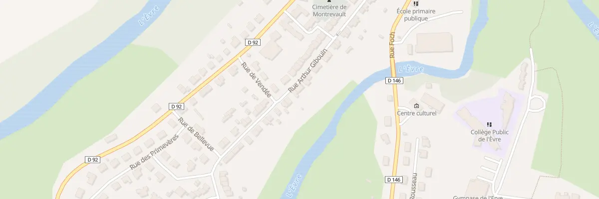 Plan du 39 Rue Arthur Gibouin (Montrev) à Montrevault-sur-Èvre