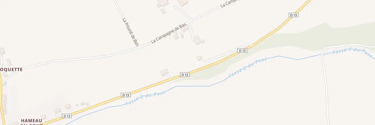 Plan du 3 La Campagne à Domjean