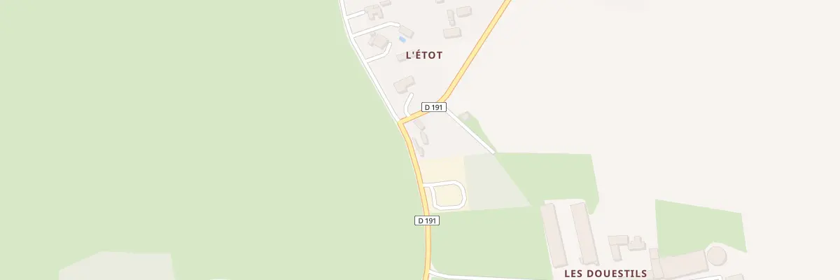 Plan du 1 L’Etot à Saint-Clair-sur-l’Elle