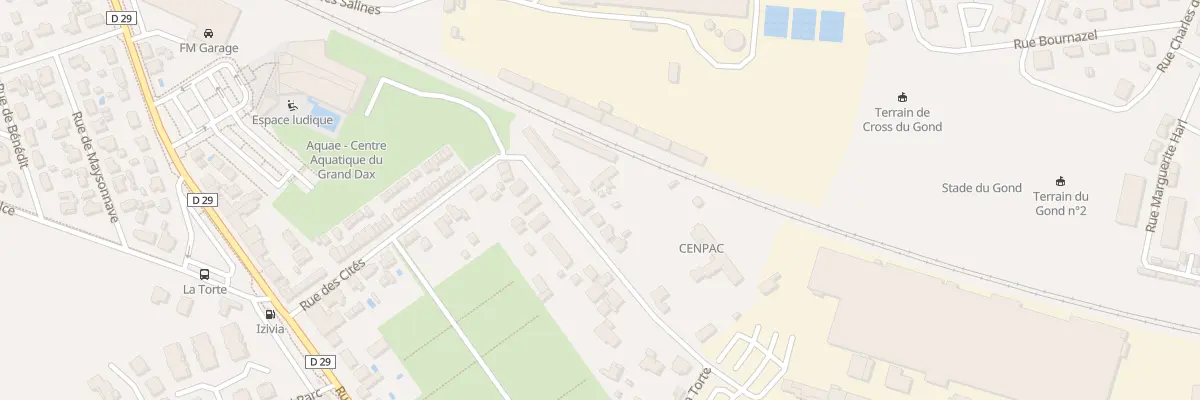 Plan du 81 Rue des Cités à Dax