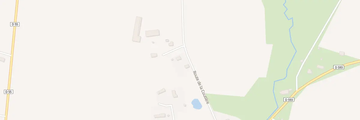 Plan du 3 Rte de la Coutiere - Chevrevil à Grandparigny