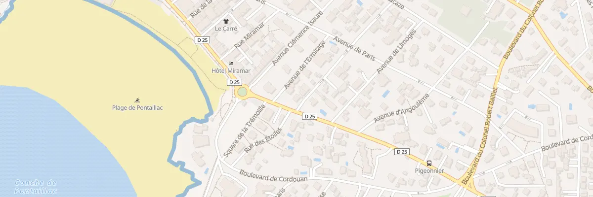 Plan du 163 Av de Pontaillac à Royan