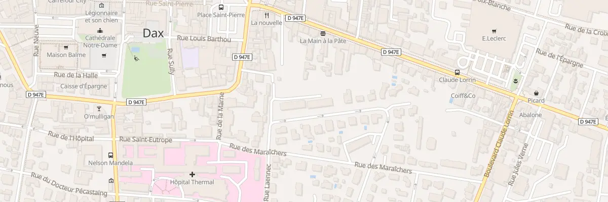 Plan du 7 Rue des Serres à Dax
