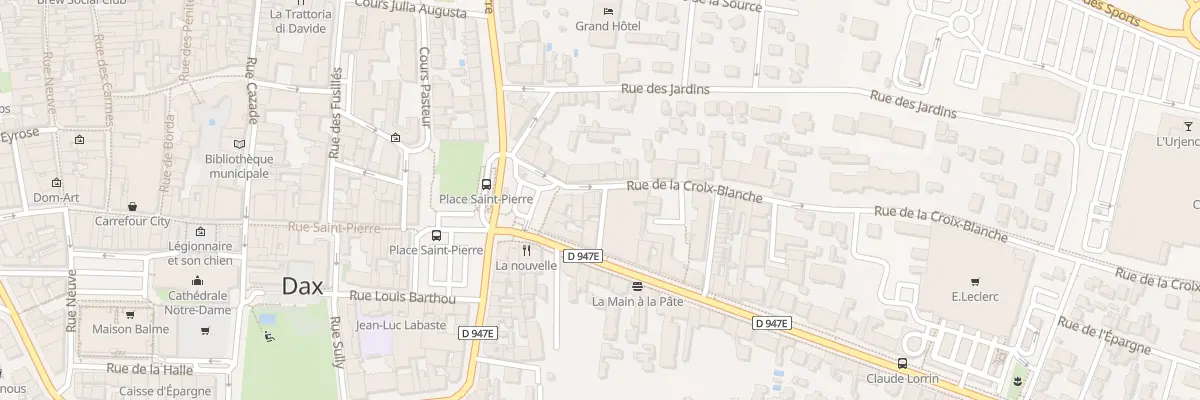 Plan du 6 Rue de la Croix Blanche à Dax