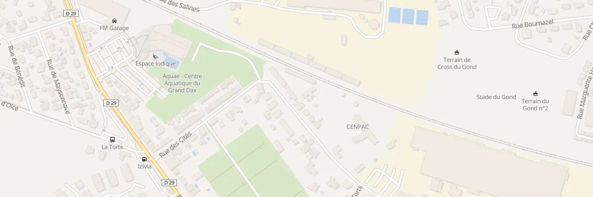 Plan du 79 Rue des Cités à Dax