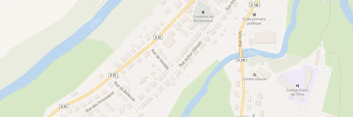 Plan du 8B Rue Arthur Gibouin (Montrev) à Montrevault-sur-Èvre