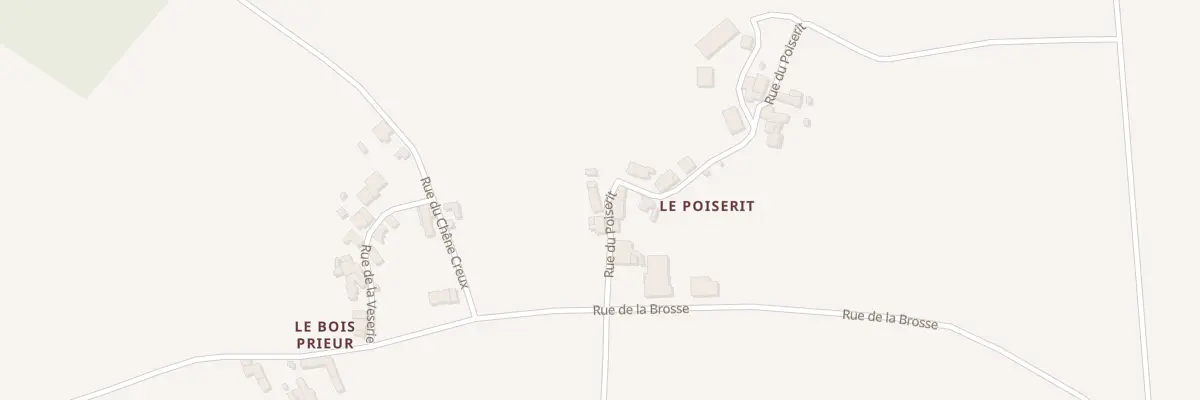 Plan du 13 Rue du poiserit à Chantonnay