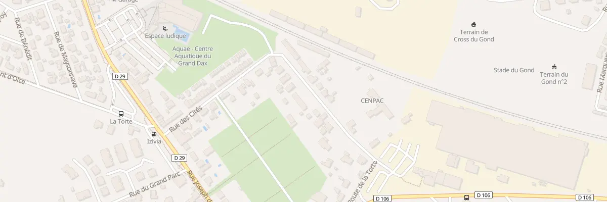 Plan du 30 Rue des Cités à Dax