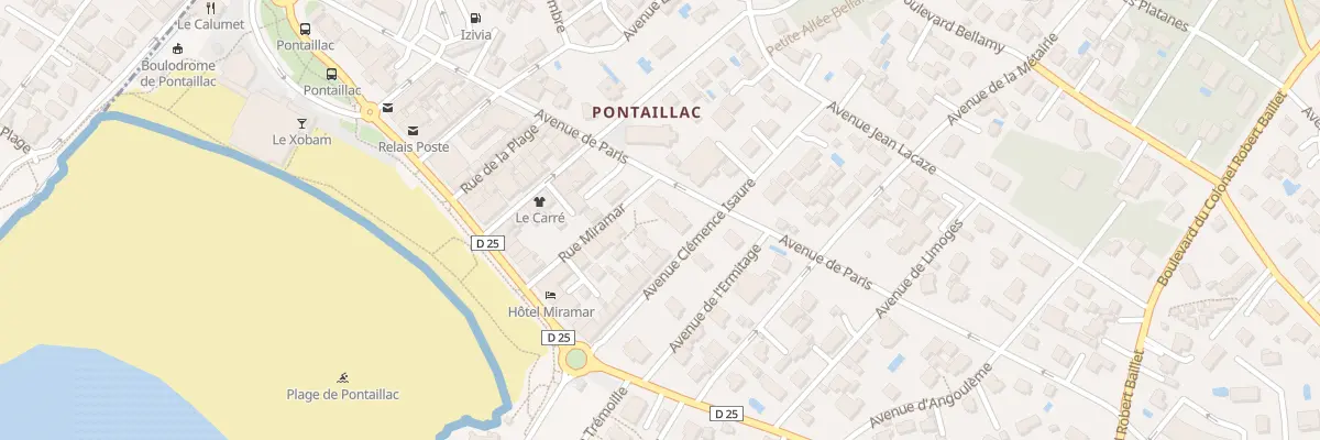 Plan du 30 Av de Paris à Royan
