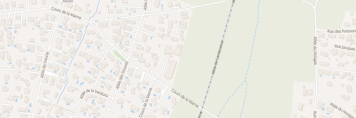 Plan du 153 Crs de la Marne à Gujan-Mestras