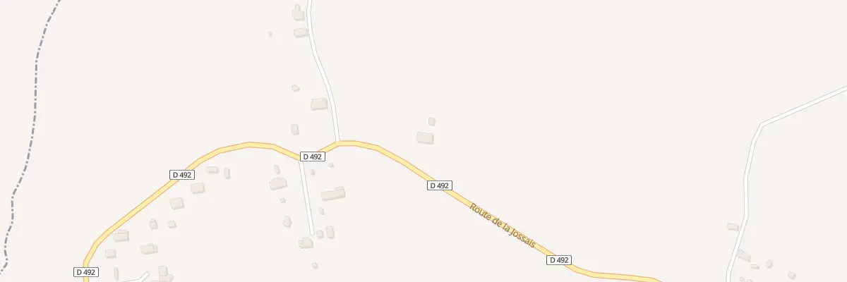Plan du 16 Rte de la Jossais à Lapenty