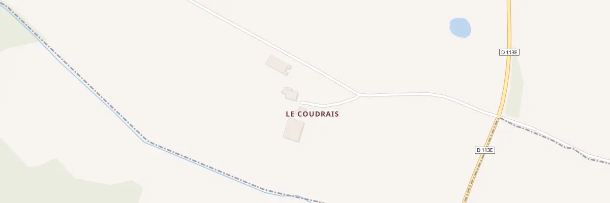 Plan du 2 Le Coudrais à Mouchamps