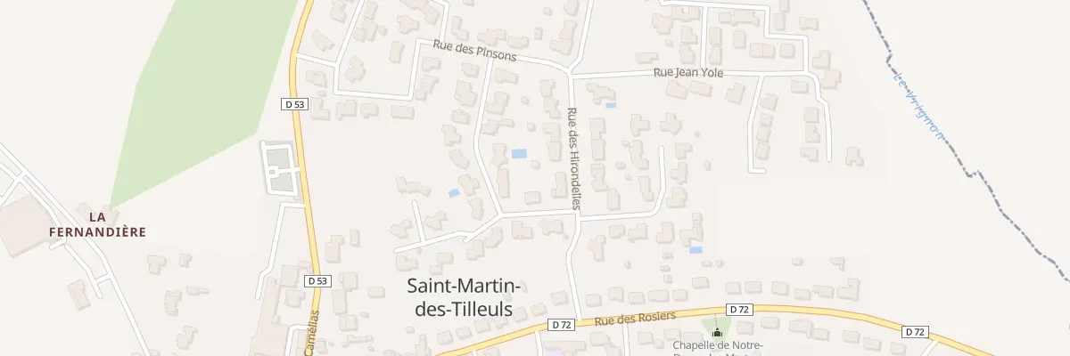 Plan du 4 Rue des mésanges à Saint-Martin-des-Tilleuls
