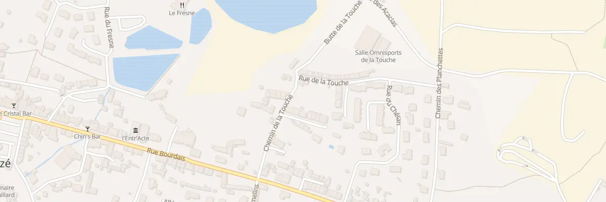 Plan du 14 Che de la Touche à Renazé