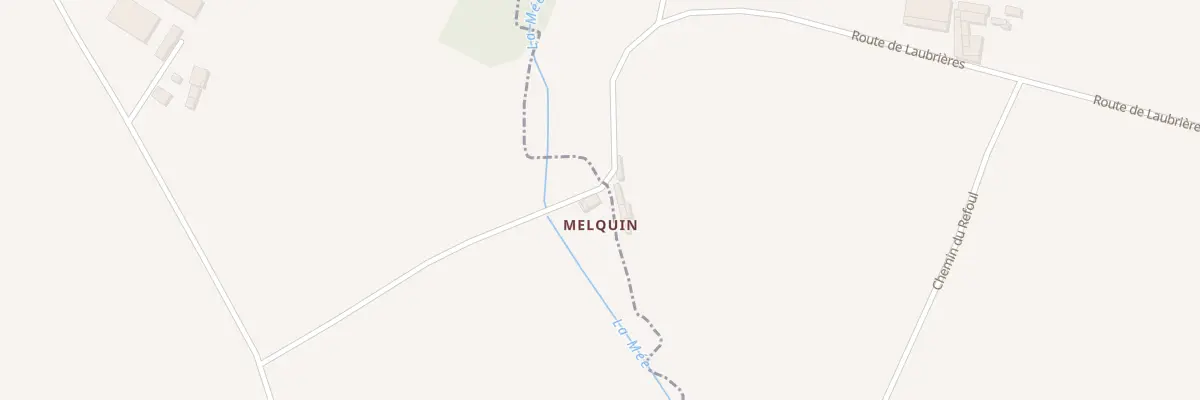 Plan du 5080 Melouin à Laubrières