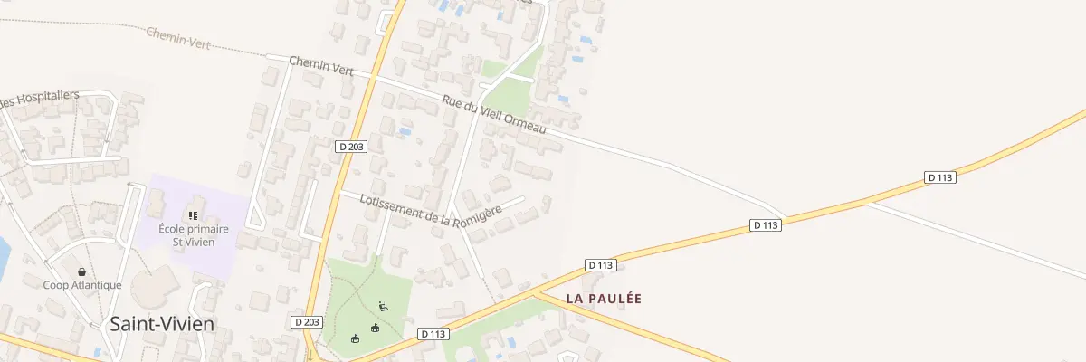 Plan du 23 Lot de la Romigère à Saint-Vivien