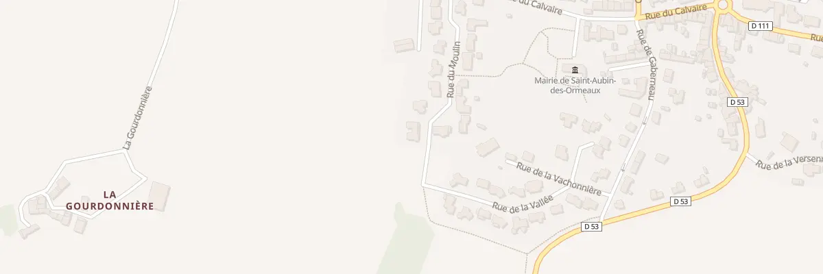 Plan du 15 Rue du moulin à Saint-Aubin-des-Ormeaux