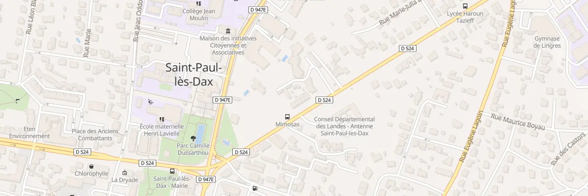 Plan du 179 Bd Saint Vincent de Paul à Saint-Paul-lès-Dax