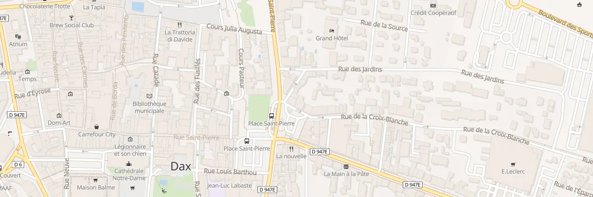 Plan du 15 Rue J et L Labrouquere à Dax