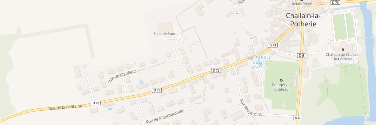 Plan du 3 Rue des tilleuls à Challain-la-Potherie