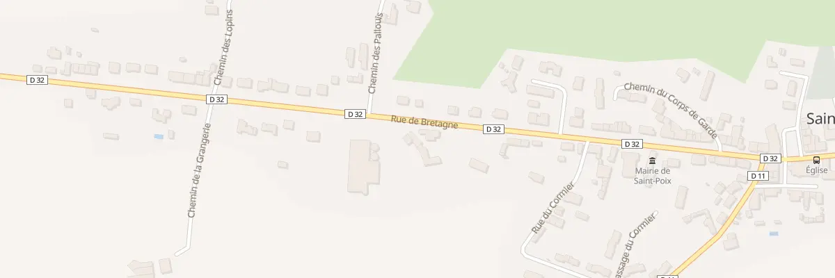 Plan du 43 Rue de Bretagne à Saint-Poix