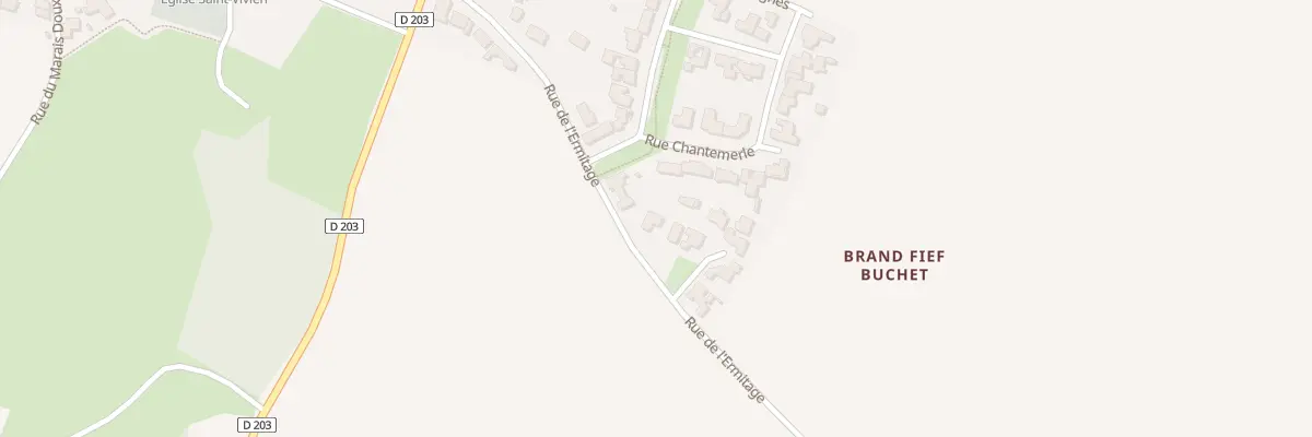 Plan du 25 Rue de l’Ermitage à Saint-Vivien