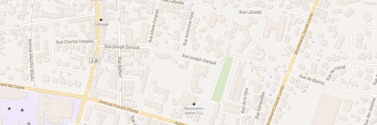 Plan du 50 Rue Joseph Darqué à Dax