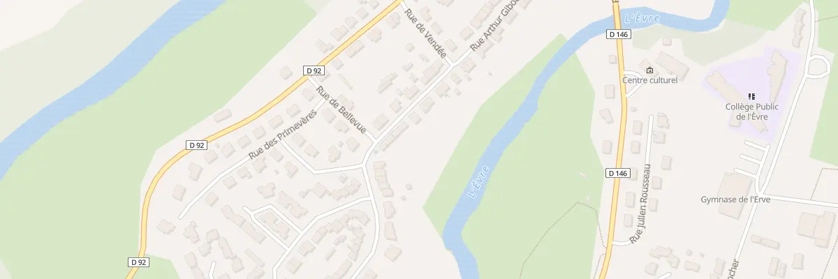 Plan du 57 Rue Arthur Gibouin (Montrev) à Montrevault-sur-Èvre