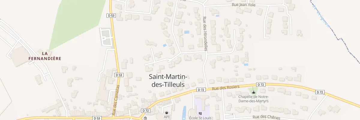 Plan du 1 All des Colibris à Saint-Martin-des-Tilleuls