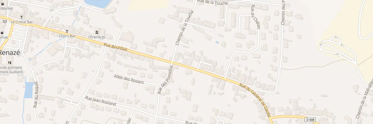 Plan du 7 Rue du Général de Gaulle à Renazé