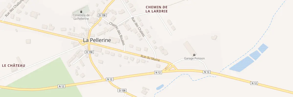 Plan du 16 Rue du Maine à La Pellerine