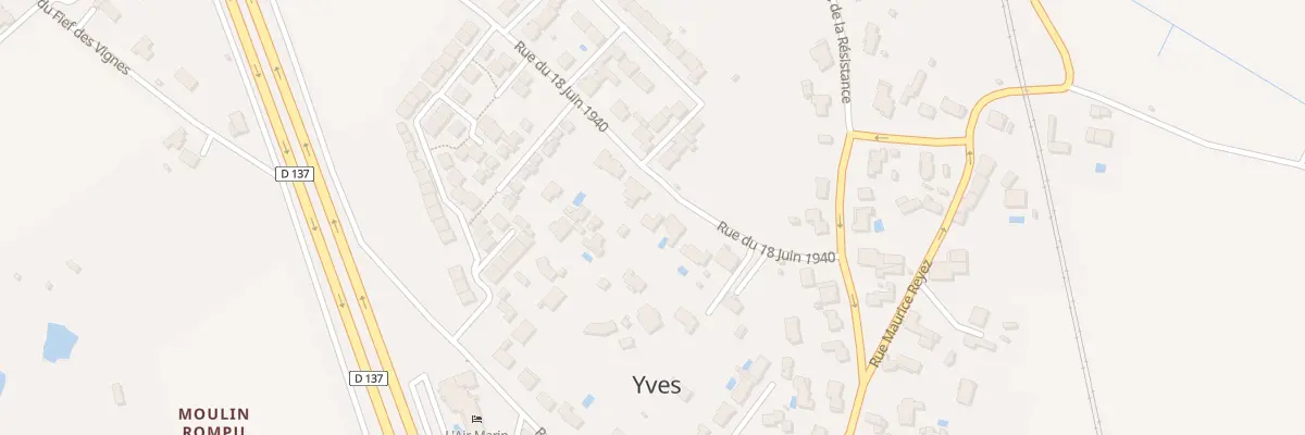 Plan du 17 Rue du 18 Juin 1940 à Yves