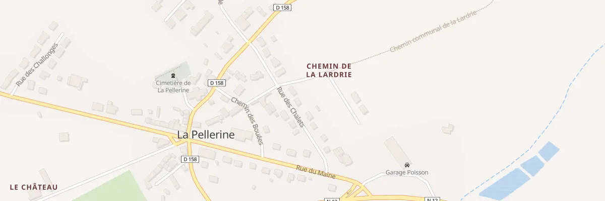 Plan du 11 Rue des Chalets à La Pellerine