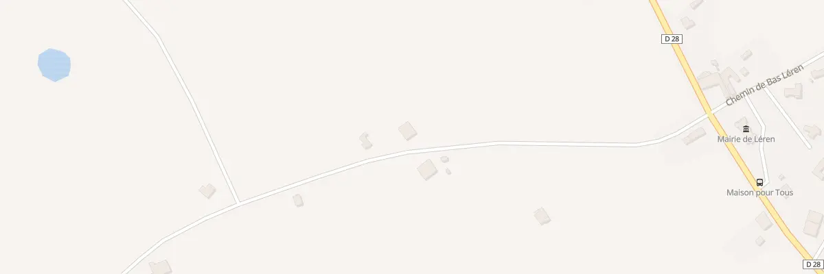 Plan du 410 Che de Lapouble à Léren