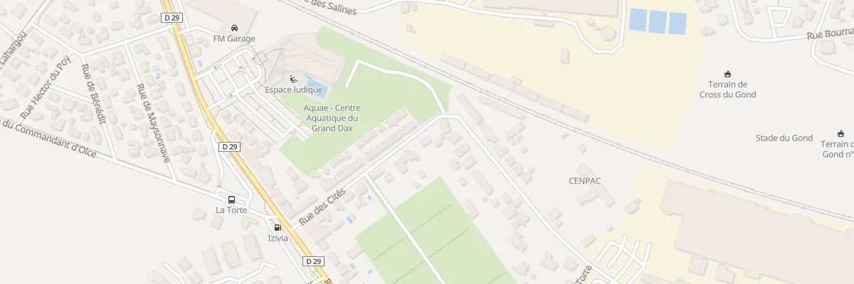 Plan du 18 Rue des Cités à Dax