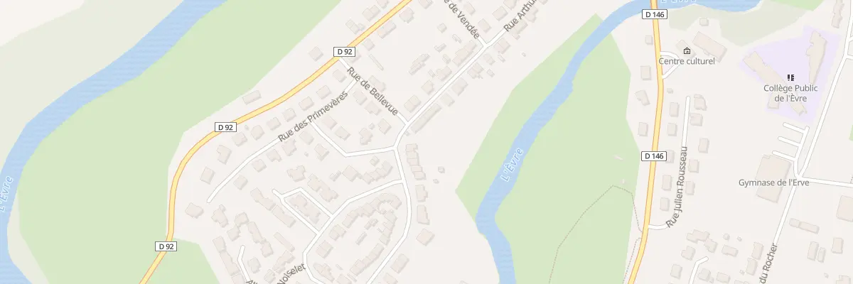 Plan du 63 Rue Arthur Gibouin (Montrev) à Montrevault-sur-Èvre
